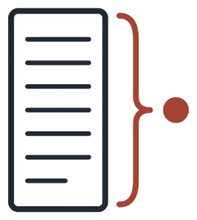 A bracket grouping the full passage
